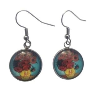 Handcrafted Sunflowers Earrings